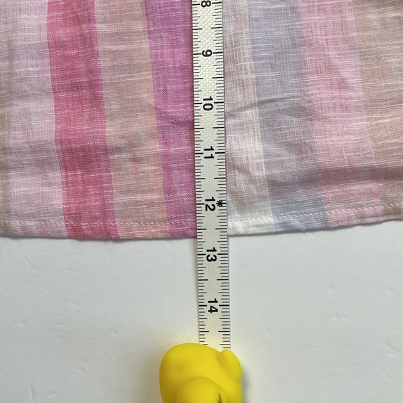 NWT👕 Splendid Sunset Hibiscus Stripe Linen Blend Tank Top SZ-XS - Picture 11 of 12